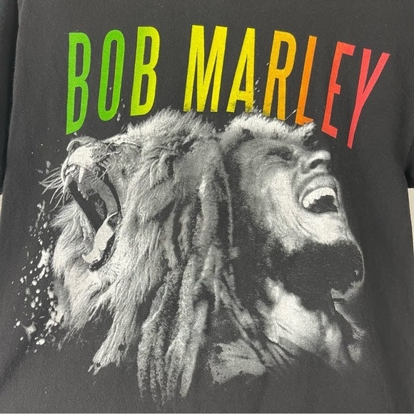 Zion Bob Marley Small Graphic Print Shirt Band Music Reggae Lion Roar - Picture 3 of 5